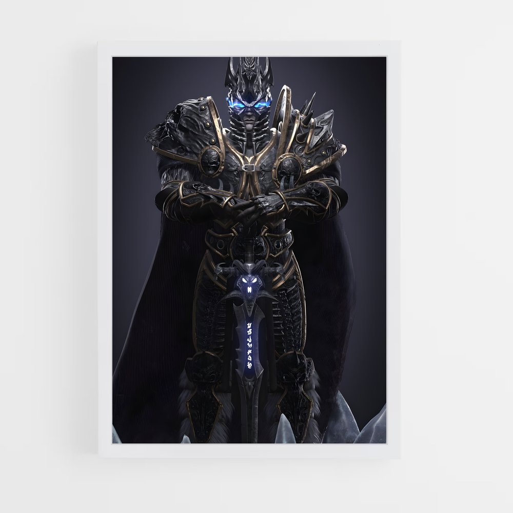 Poster Le Roi Lich – affiche World of Warcraft (vue 3)